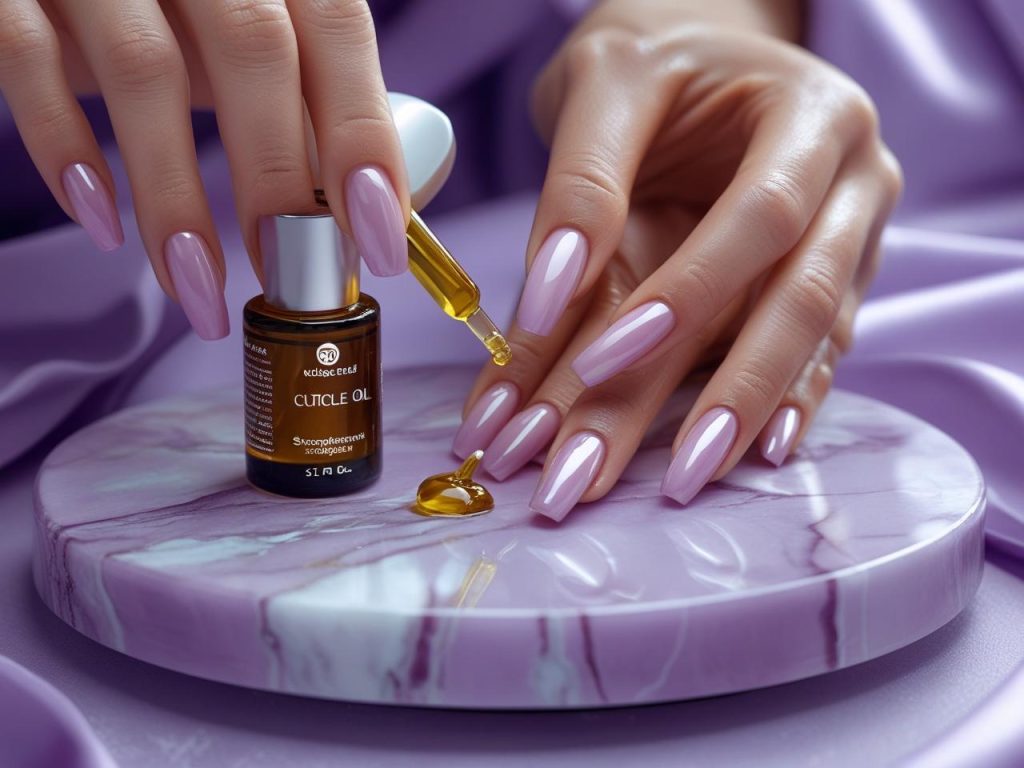 Applying cuticle oil for healthy long nail designs in 2025