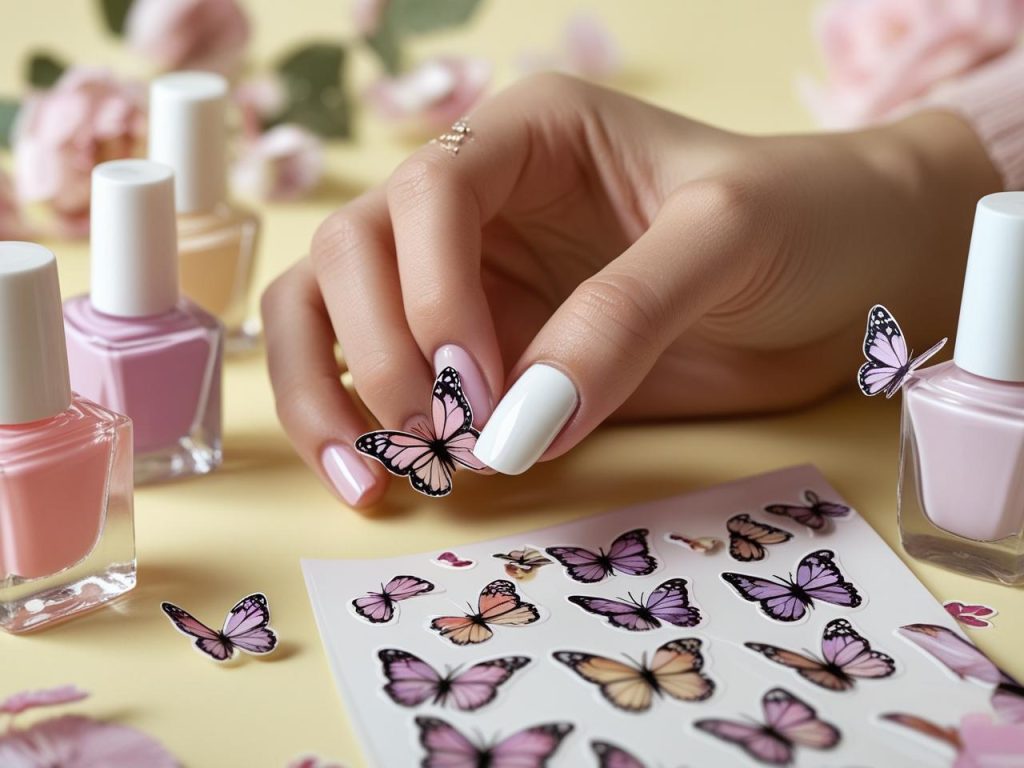 Creating butterfly nail designs for 2025 spring nail inspiration