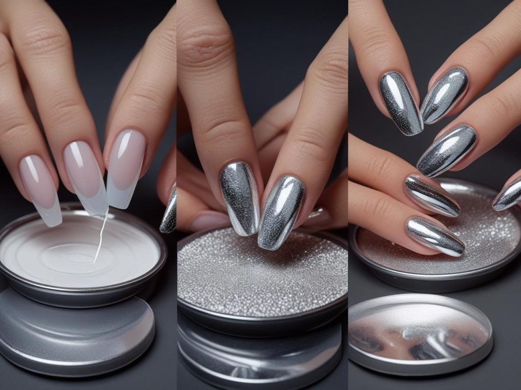 DIY chrome acrylic nail tutorial for 2025